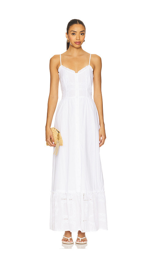 SNDYS Astrid Maxi Dress in White. Size XXL. Also in XXS, XS, S, M, L, XL. | Revolve Clothing (Global)