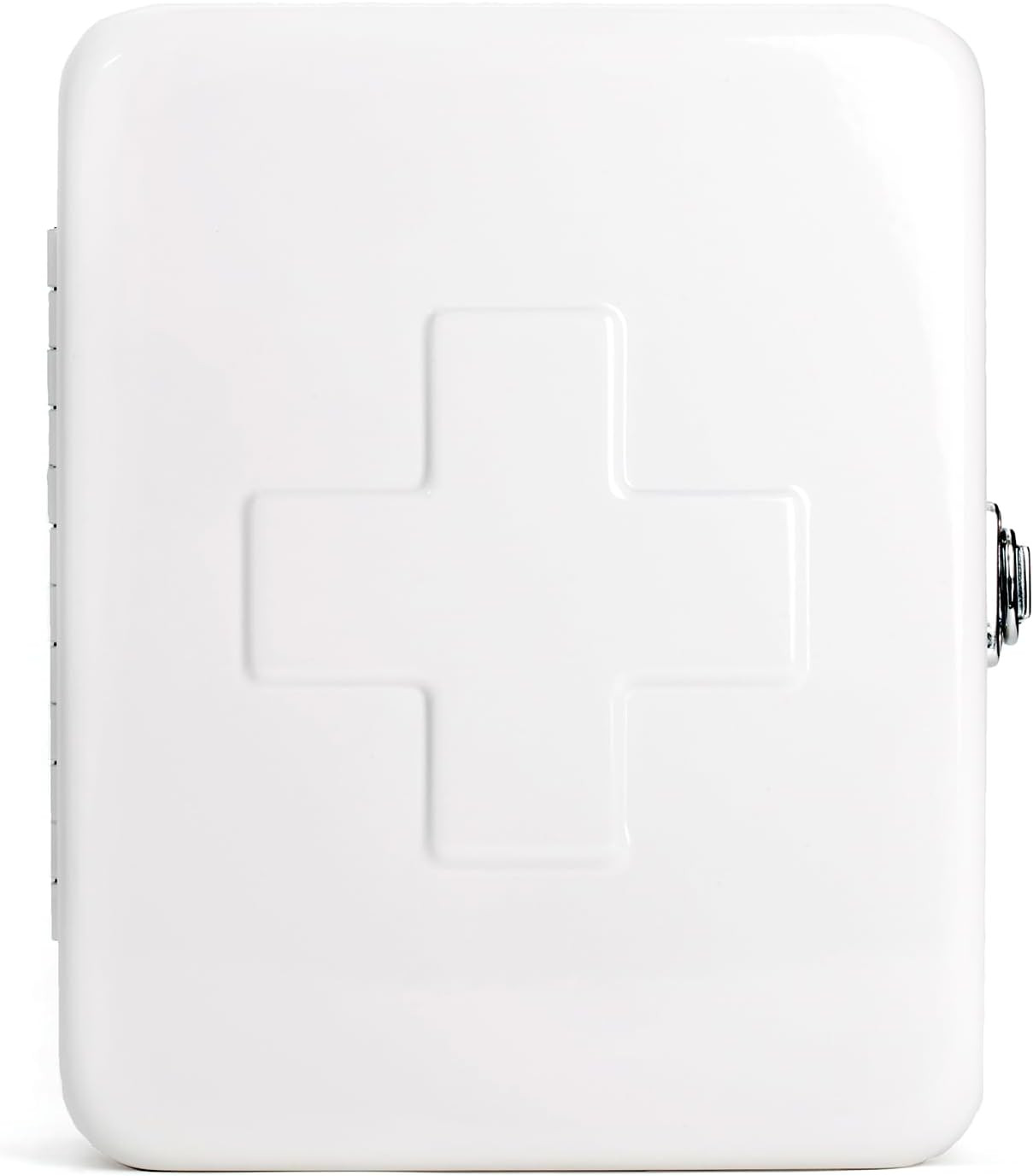 Kikkerland Empty Steel First Aid Kit Case – Multi-Purpose Medical Supply Organizer – Portable... | Amazon (US)