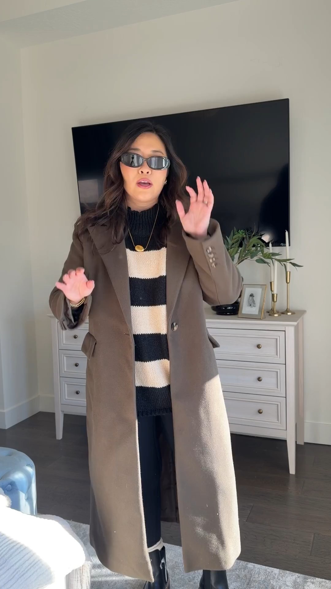 Chic Leggings Outfit
Sweater: Medium
Leggings: Medium
Coat: Small 

chic style, leggings outfit, trendy outfit, women’s coats, outfit inspo, mom style, sweater outfit 

#LTKSeasonal #LTKootd