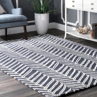 nuLOOM Handmade Chevron Wool Area Rug | Bed Bath & Beyond