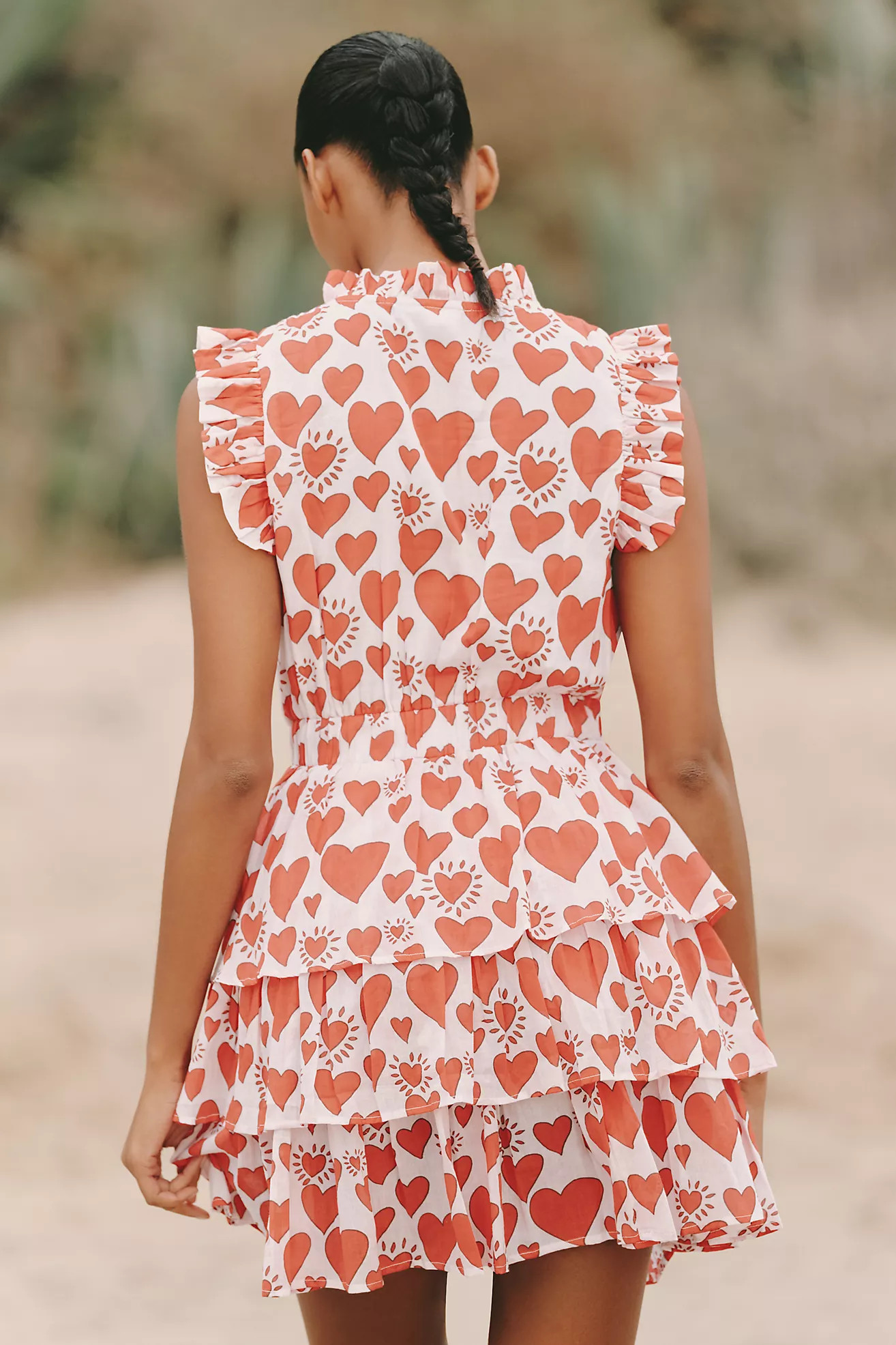 Ro's Garden Bimba Tiered Mini Dress | Anthropologie (US)
