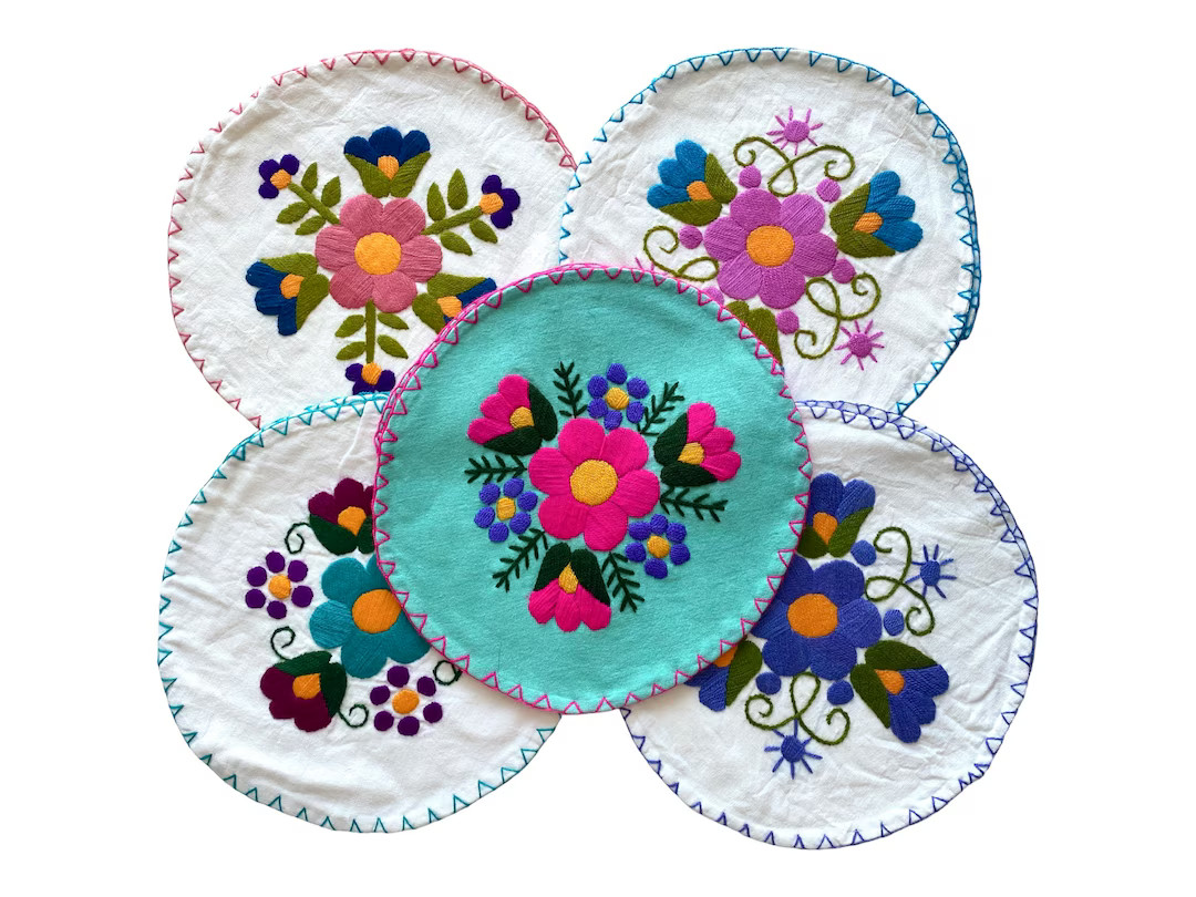 Tortilla Warmer Tortilla Holder Mexican Embroidered Tortilla Warmer Tortillero - Etsy | Etsy (US)