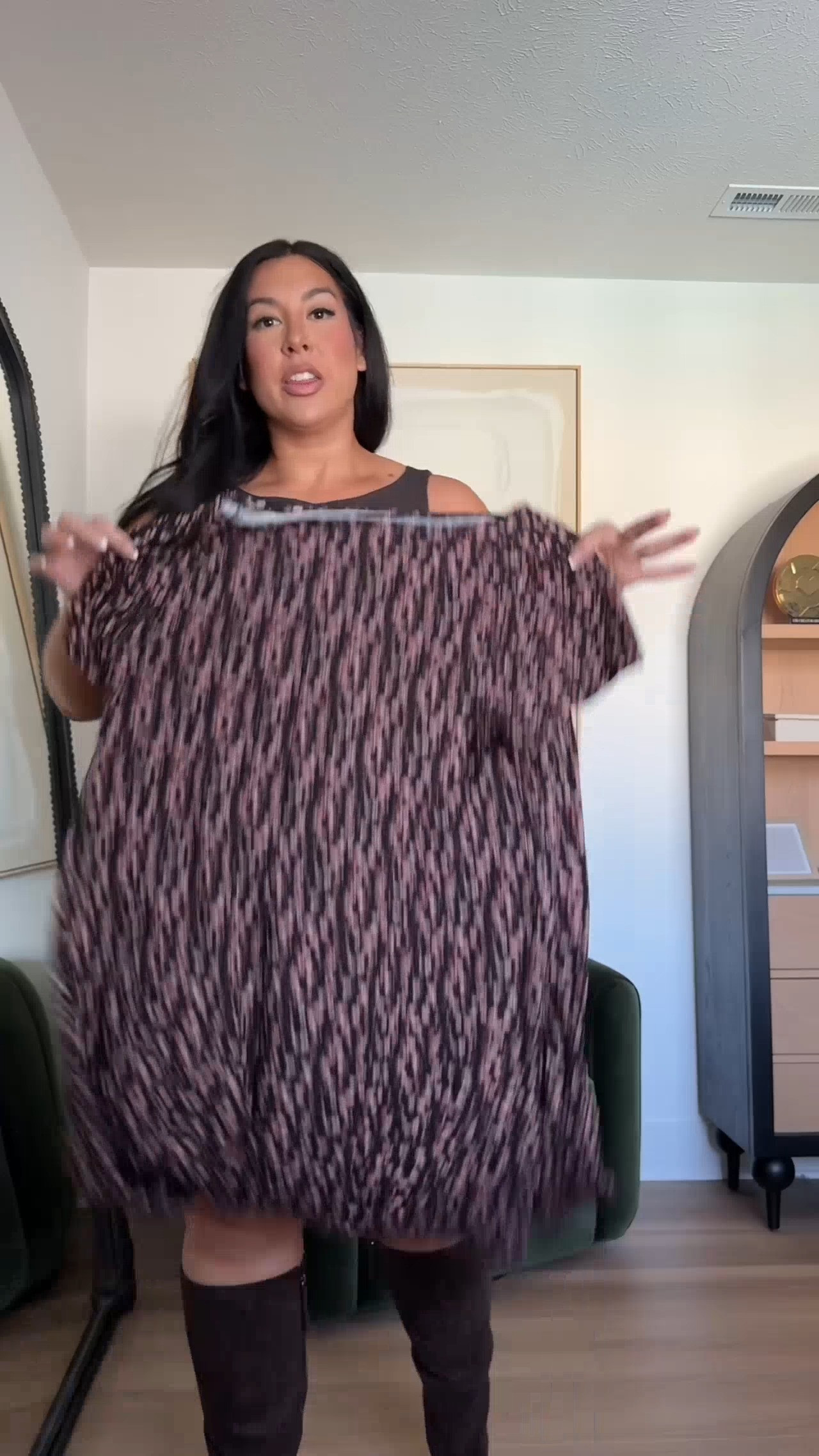 This dress is giving mumu, and we love! It's so comfortable and cooling for these early fall hot AF days!

Dress: XL
Cardigan: XL

Fall outfits, fall style, mid sized jeans, mid size outfit ideas for fall, affordable outfits, old navy  

 #LTKootd #LTKSaleAlert #LTKMidsize