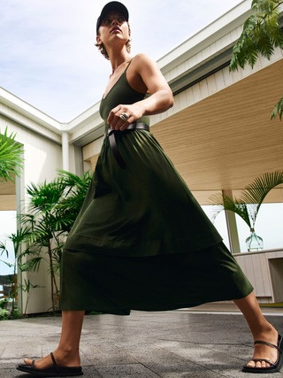 Elation V-Neck Hybrid Dress | Athleta