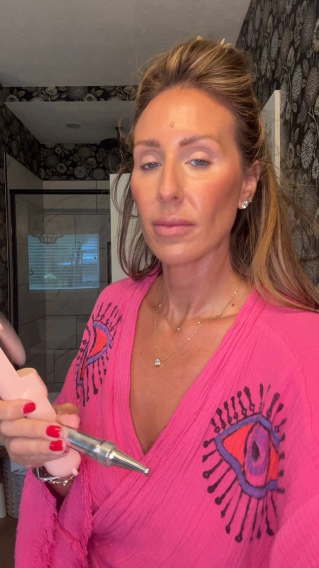 Amazon robe and face makeup 

#LTKOver40 #LTKFindsUnder50 #LTKBeauty