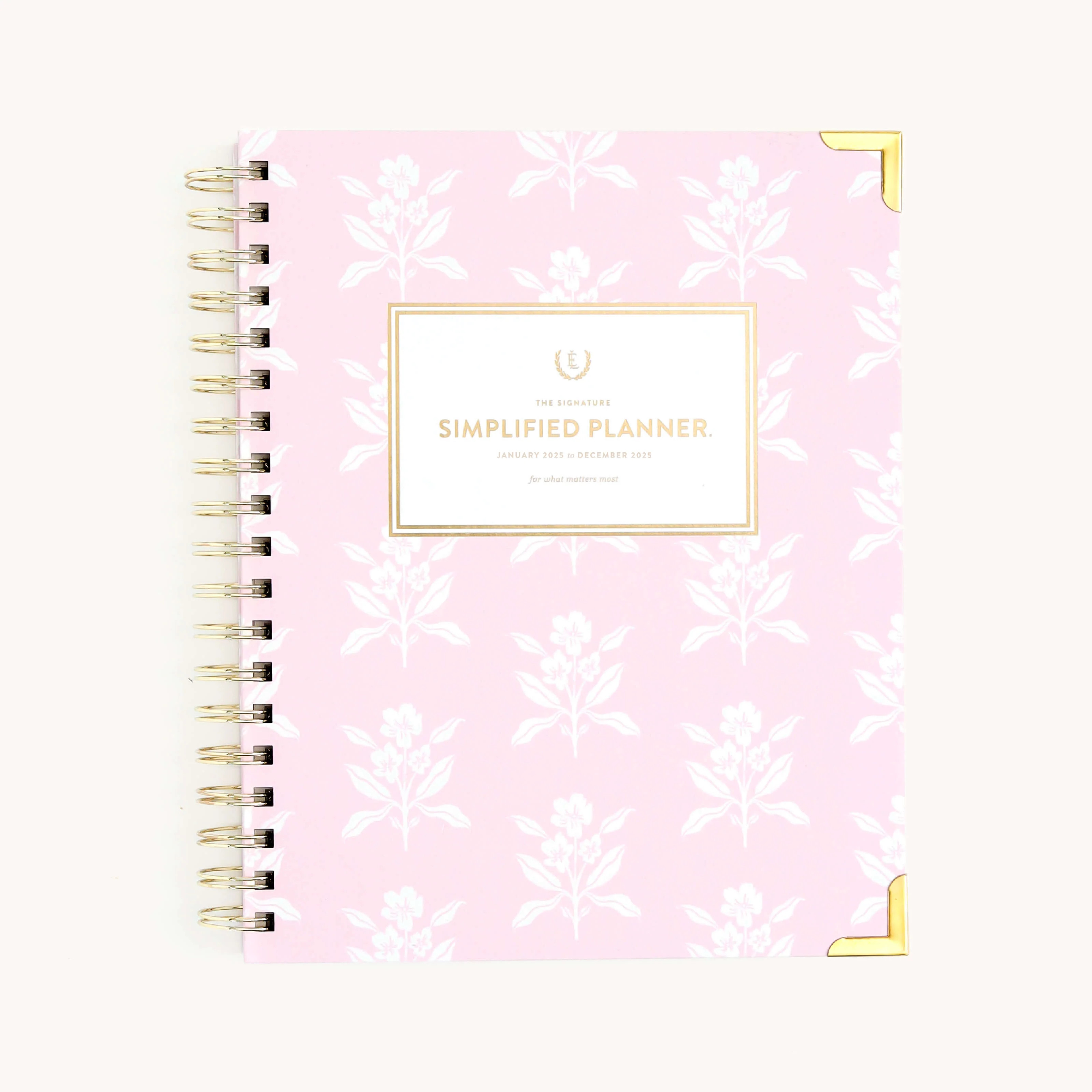 2025 Weekly, Simplified Planner, Blush Block | Simplified