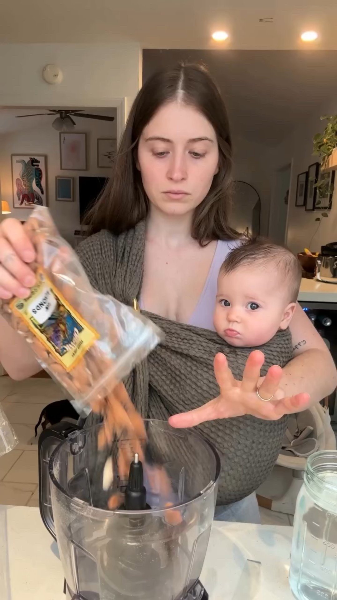 A whole day of meal prep and cooking for me and my husband with my baby while postpartum! 