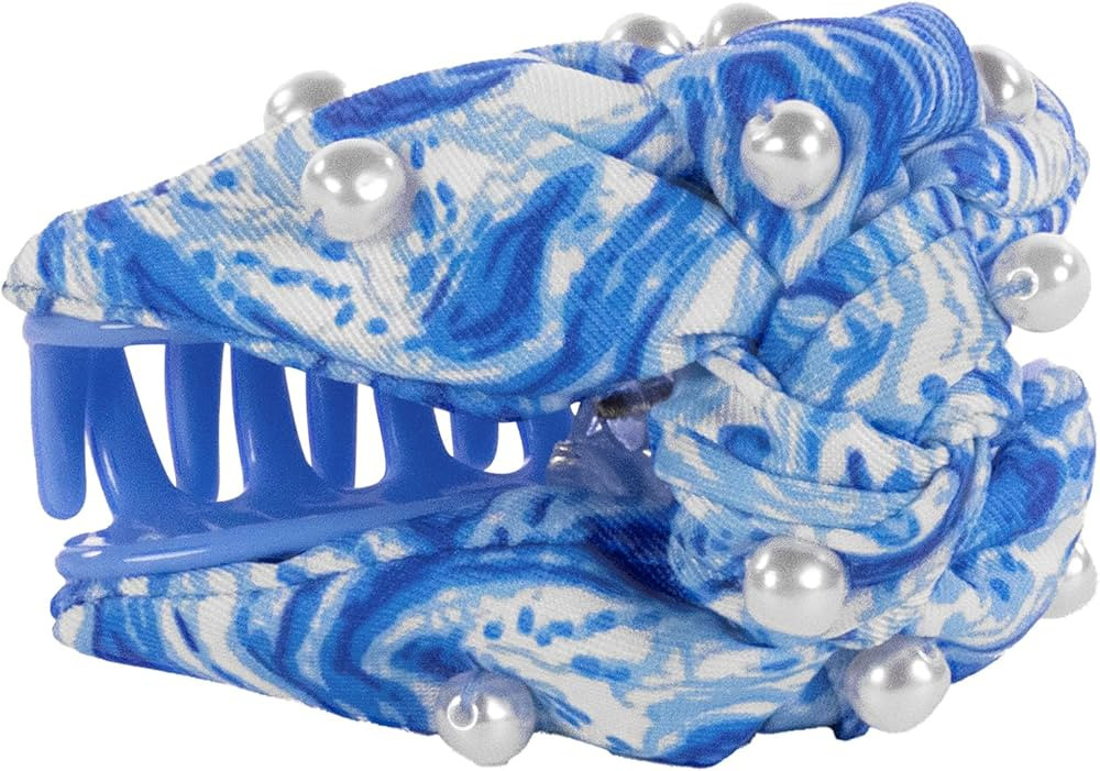 Lilly Pulitzer Colorful Hair Clip Claw, Twist Knot Clip for Fine Thick Curly or Straight Hair, Me... | Amazon (US)