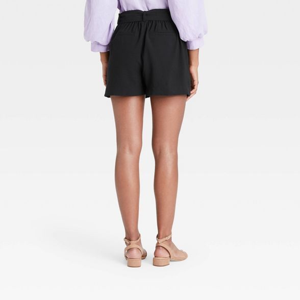Women's High-Rise Tie Waist Shorts - A New Day™ | Target
