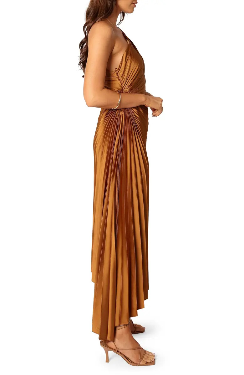 Kleo One-Shoulder Pleated Maxi Dress | Nordstrom
