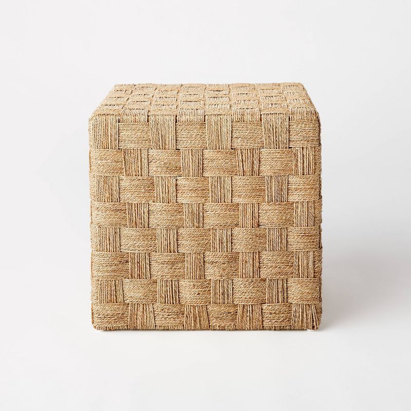 Lynwood Checkerboard Woven Cube - Threshold™ designed with Studio McGee | Target