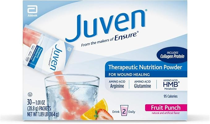 Juven Therapeutic Nutrition Drink Mix Powder for Wound Healing Support, Includes Collagen Protein... | Amazon (US)