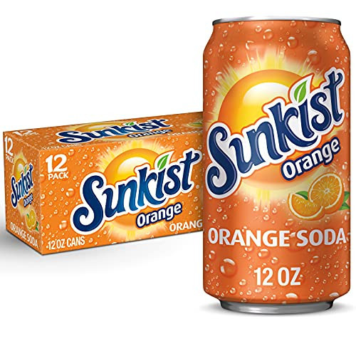Sunkist Orange Soda, 12 fl oz cans, 12 pack | Amazon (US)