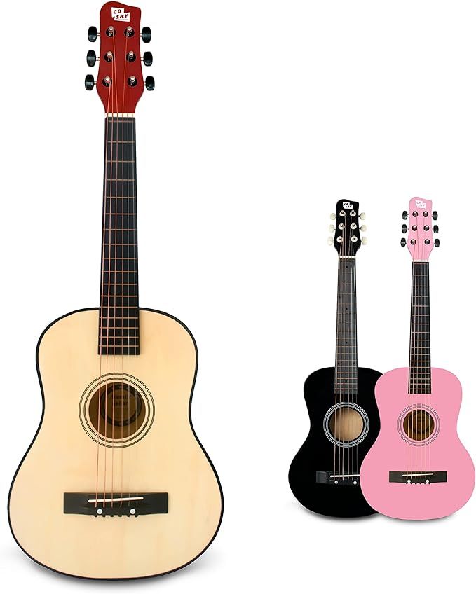 CB SKY 30" Wooden Acoustic Guitar for Kids/Boys/Girls/Beginners/Guitar for age 3-5 5-9 | Amazon (US)
