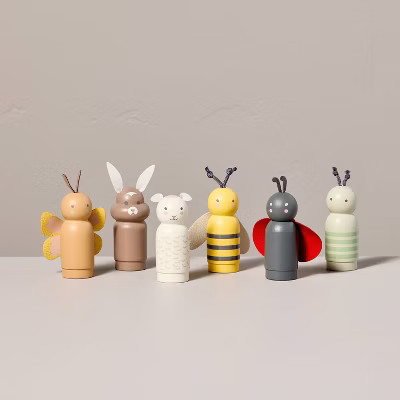Toy Spring Peg Pals Animal Figurine Set 6pc - Hearth & Hand™ with Magnolia | Target