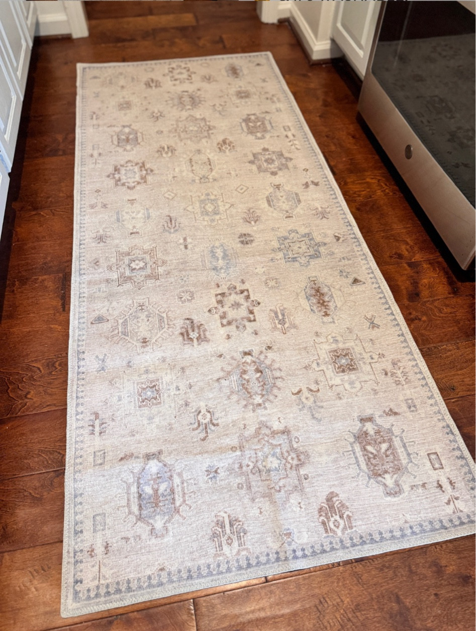 Elevate your kitchen with this designer-style rug on a budget. It looks so luxurious, and the best part? It's washable! So cute and practical!

#LTKStyleTip #LTKOver40 #LTKHome