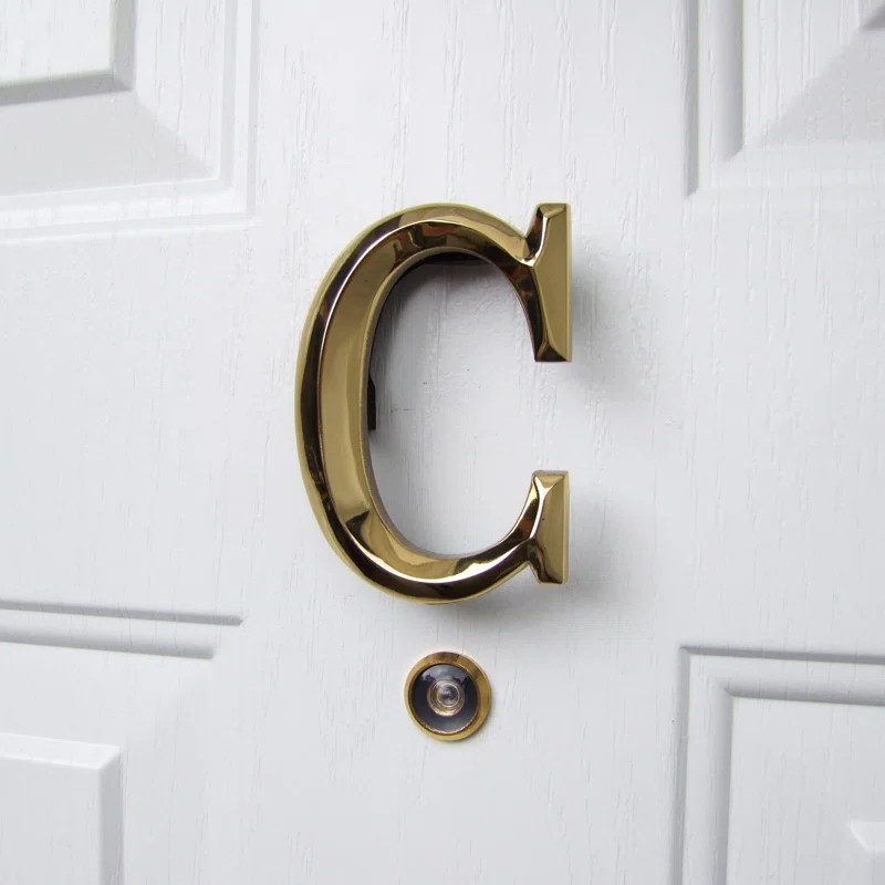Letter Monogram Door Knocker | Wayfair North America