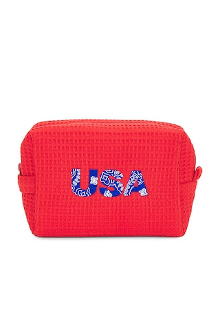 Abbode USA Waffle Pouch in Cherry from Revolve.com | Revolve Clothing (Global)