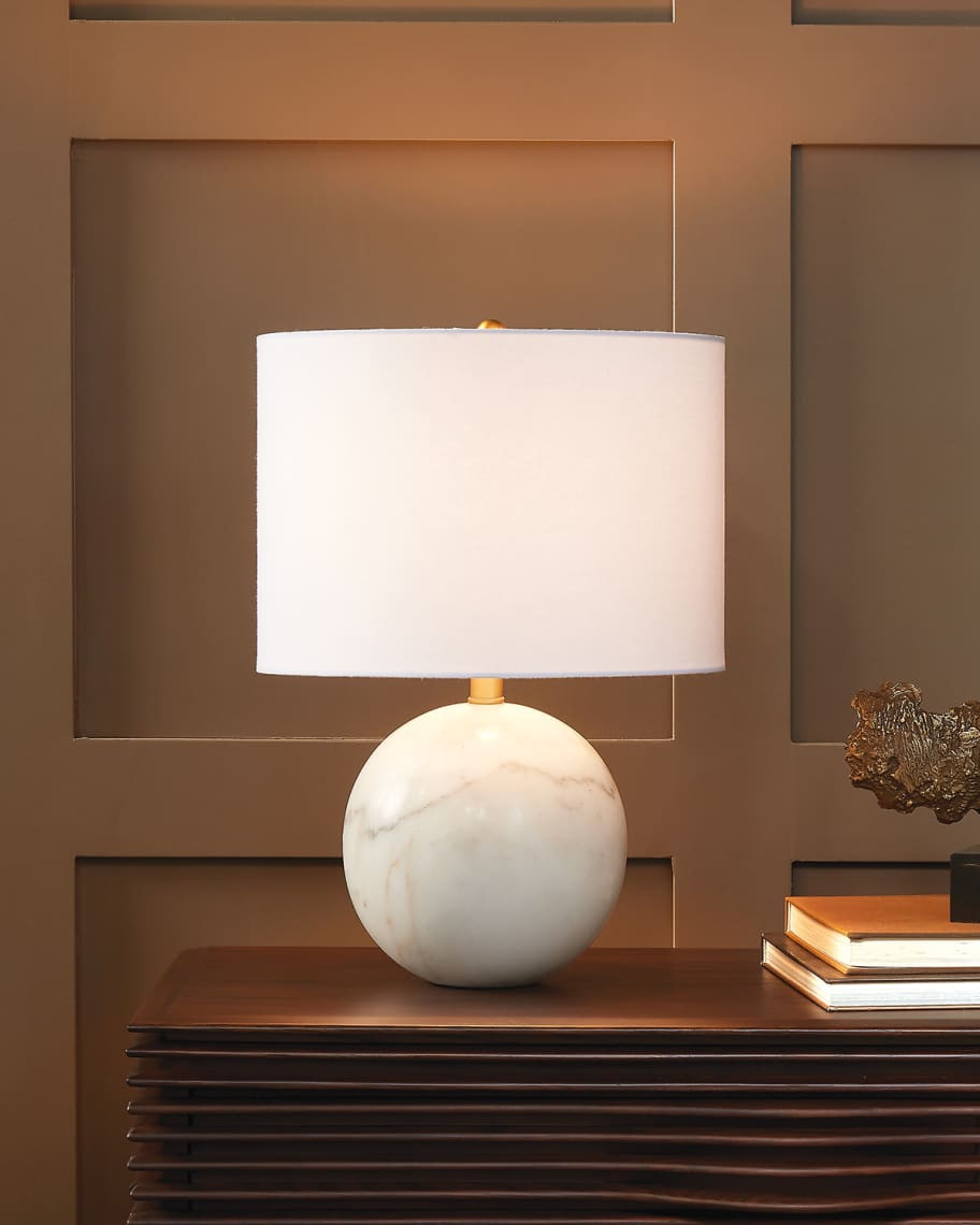 Global Views Marble Sphere Lamp | Neiman Marcus