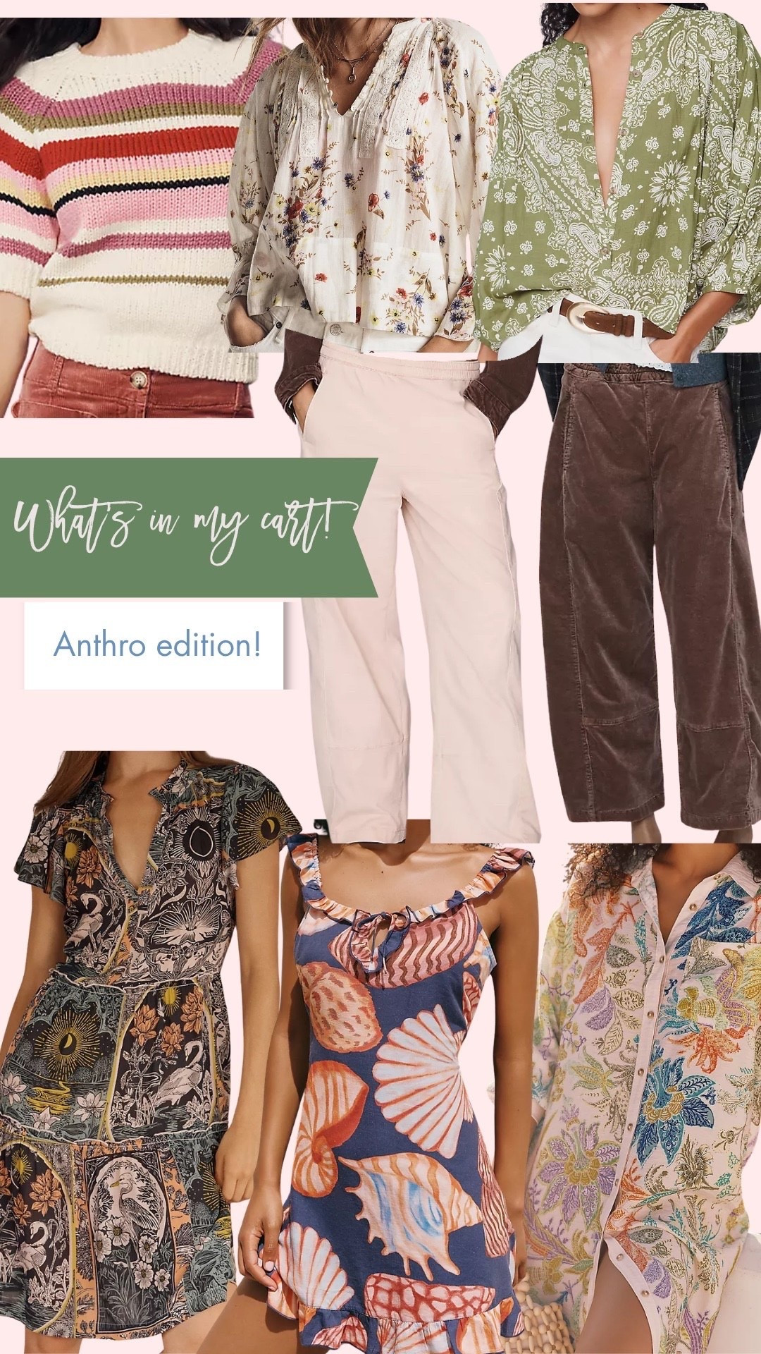 What’s in my cart…Anthro Edition!

#LTKdayinmylife #LTKSeasonal #LTKOver40
