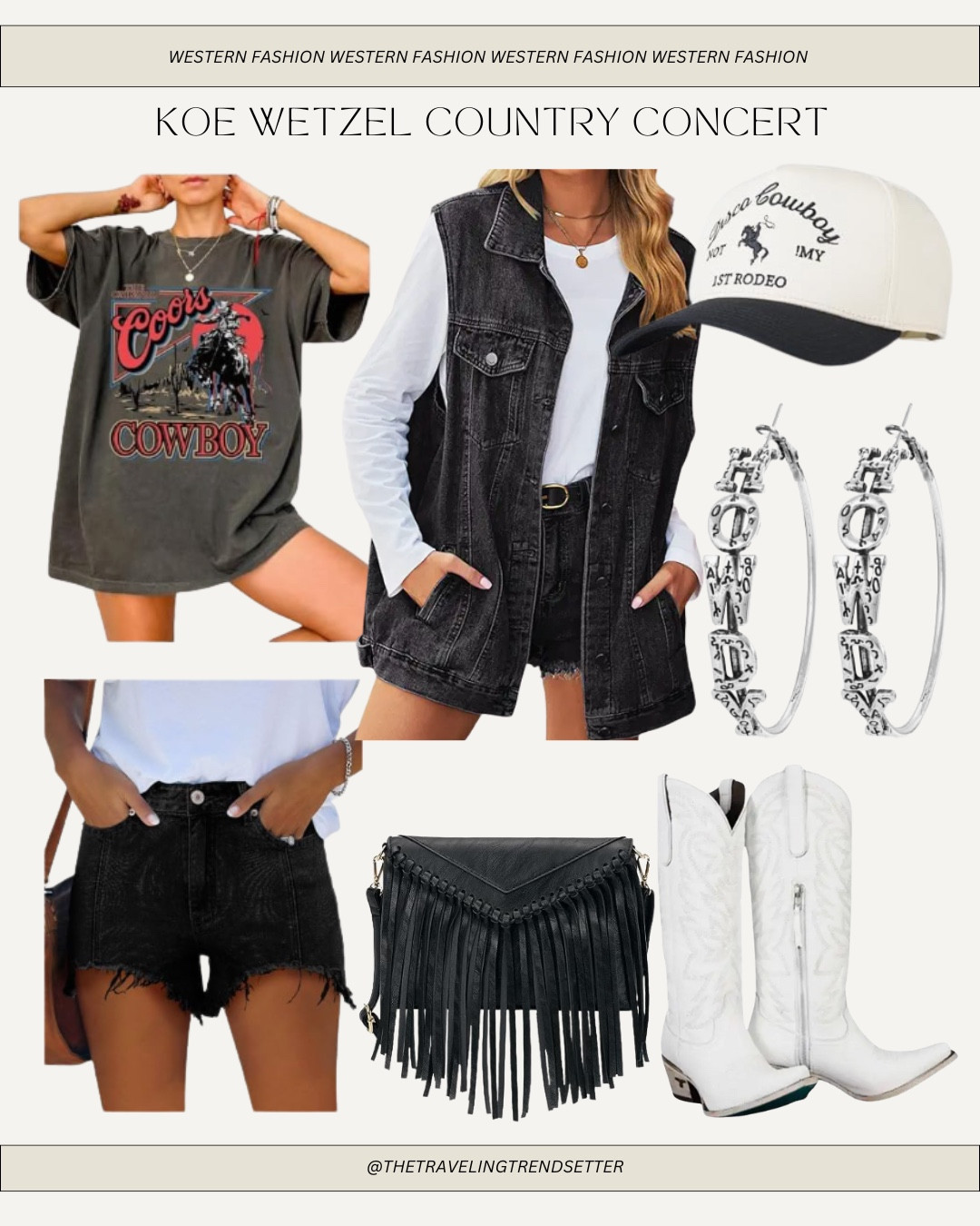 Koe Wetzel country concert outfit idea, Amazon fashion

#LTKStyleTip #LTKFindsUnder50 #LTKFindsUnder100