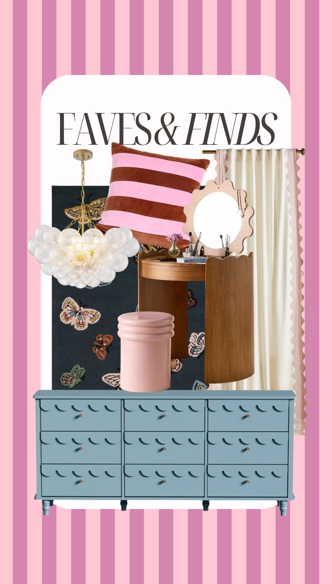 Eclectic and girly bedroom decor 

#LTKGiftGuide #LTKHome #LTKHoliday