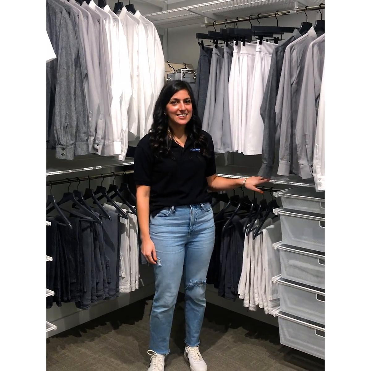 Elfa Classic 4' White Closet Kit | The Container Store