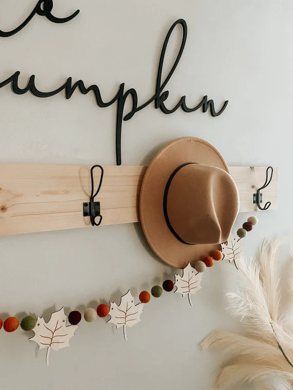 Fall Garland  Leaf Garland  Garland  Felt Ball Garland  - Etsy | Etsy (US)