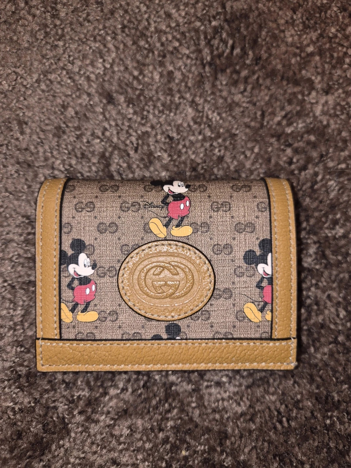 Disney x Gucci AUTHENTIC Supreme Monogram Mickey Mouse Card Holder Wallet | eBay | eBay US