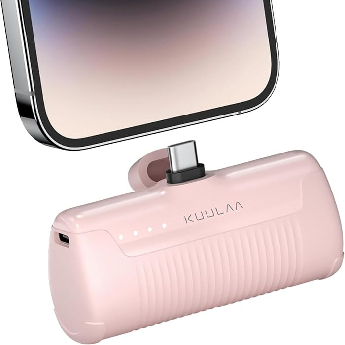 Kuulaa Mini Power Bank 4500mAh,PD 16W Ultra Compact Portable USB C Charger,Small Portable Charger... | Amazon (UK)