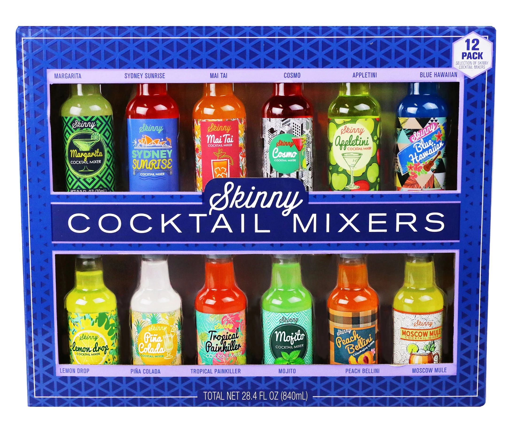 Thoughtfully Cocktails, Skinny Cocktail Mixers, 12 Pack (No Alcohol) - Walmart.com | Walmart (US)