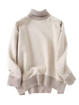 'Morgan' Bicolor Roll Neck Sweater (2 Colors) | Goodnight Macaroon