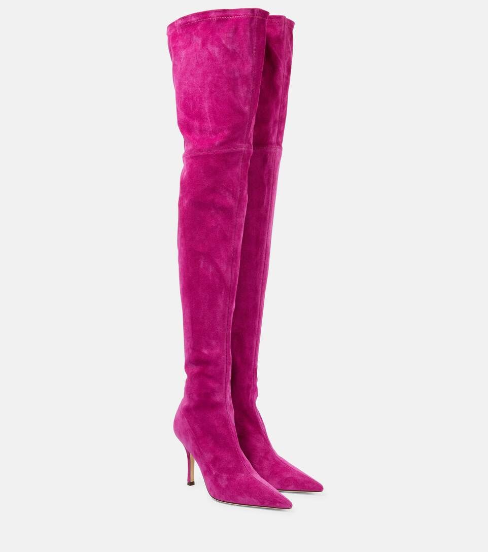 Suede over-the-knee boots | Mytheresa (US/CA)