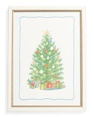 11x15 Coastal Christmas Tree Art | TJ Maxx