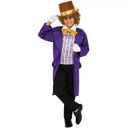 Rubie s Willy Wonka Halloween Fancy-Dress Costume for Child Little Boys S | Walmart (US)