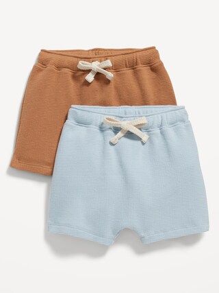 2-Pack U-Shaped Thermal-Knit Pull-On Shorts for Baby | Old Navy (US)