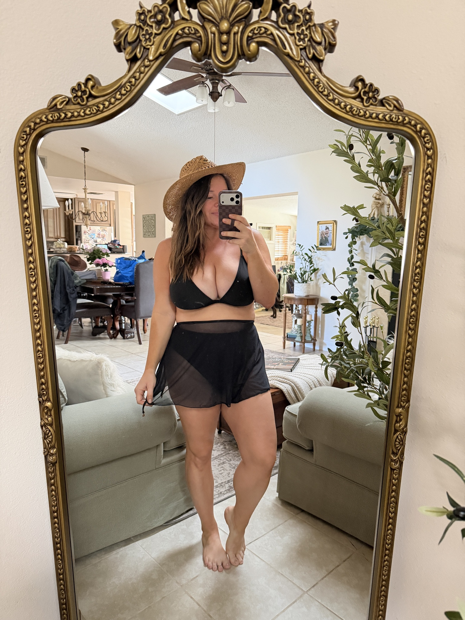 I love a mesh cover up or a cute little wrap skirt to go over my swimsuit. It’s the perfect way to look HOT but hide the post partum tummy

#LTKMidsize #LTKootd #LTKmomlife