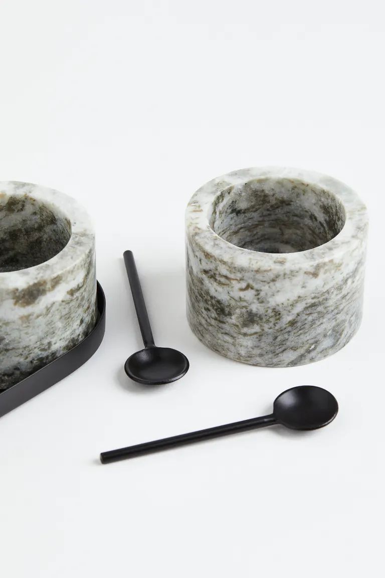 Marble Salt and Pepper Bowls | H&M (US)