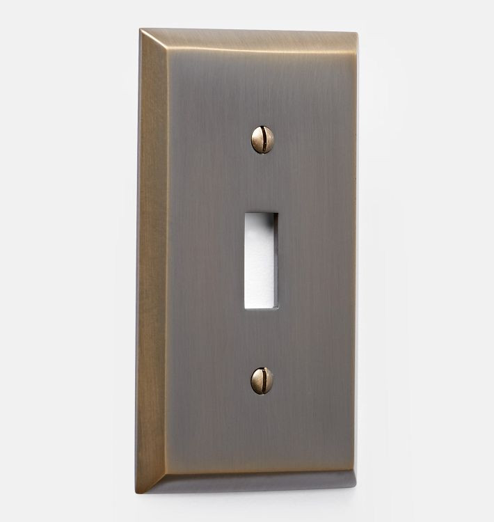 Lewis Single Toggle Switchplate | Rejuvenation