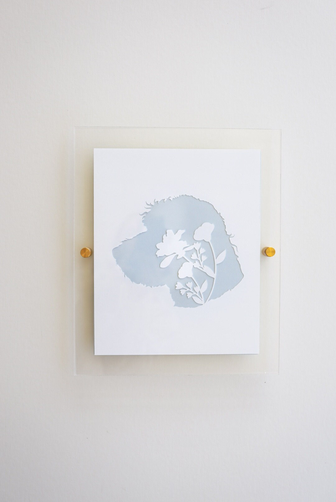 Doodle Silhouette Floral Pet Cameo Silhouette ready to Ship - Etsy | Etsy (US)