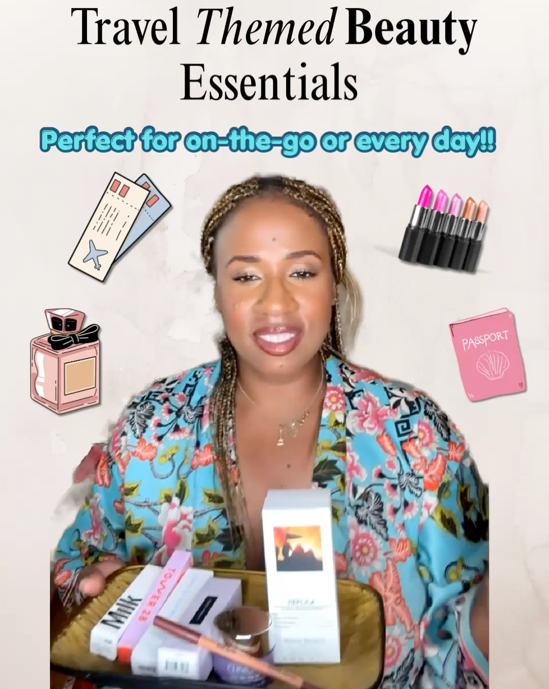 𝗧𝗿𝗮𝘃𝗲𝗹 𝗧𝗵𝗲𝗺𝗲𝗱 𝗕𝗲𝗮𝘂𝘁𝘆 𝗥𝗲𝗰𝗼𝗺𝗺𝗲𝗻𝗱𝗮𝘁𝗶𝗼𝗻𝘀:  

1. 'REPLICA' 𝘊𝘩𝘢𝘴𝘪𝘯𝘨 𝘚𝘶𝘯𝘴𝘦𝘵𝘴 Eau de Toilette with Mango and Sandalwood by Maison Margiela. Mini/ Standard/ 3.4oz. 

2. 𝘑𝘦𝘵 𝘓𝘢𝘨 Overnight Eye Serum for Fine Lines & Wrinkles with Gentle Retinol Blend by Summer Fridays. 

3. 𝘎𝘳𝘪𝘱 𝘛𝘳𝘪𝘱 Hydrating Primer by Fenty Beauty

4. Artist Color Pencil Long-Lasting Lip Liner by Make Up For Ever in 𝘜𝘯𝘪𝘷𝘦𝘳𝘴𝘢𝘭 𝘌𝘢𝘳𝘵𝘩/ Warm Brick Brown

5. Odyssey Hydrating Non-Sticky Lip Oil Gloss by Milk Makeup in 𝘞𝘦𝘳𝘬 𝘛𝘳𝘪𝘱/ Dusty Rose

6. 𝘔𝘢𝘬𝘦𝘞𝘢𝘷𝘦𝘴® Lengthening + Volumizing Mascara by Tower 28 Beauty. Mini/Standard 

7. 𝘛𝘢𝘬𝘦 𝘛𝘩𝘦 𝘋𝘢𝘺 𝘖𝘧𝘧 Cleansing Balm Makeup Remover by Clinique. Mini/ Standard



#LTKselfcare #LTKBeauty #LTKTravel