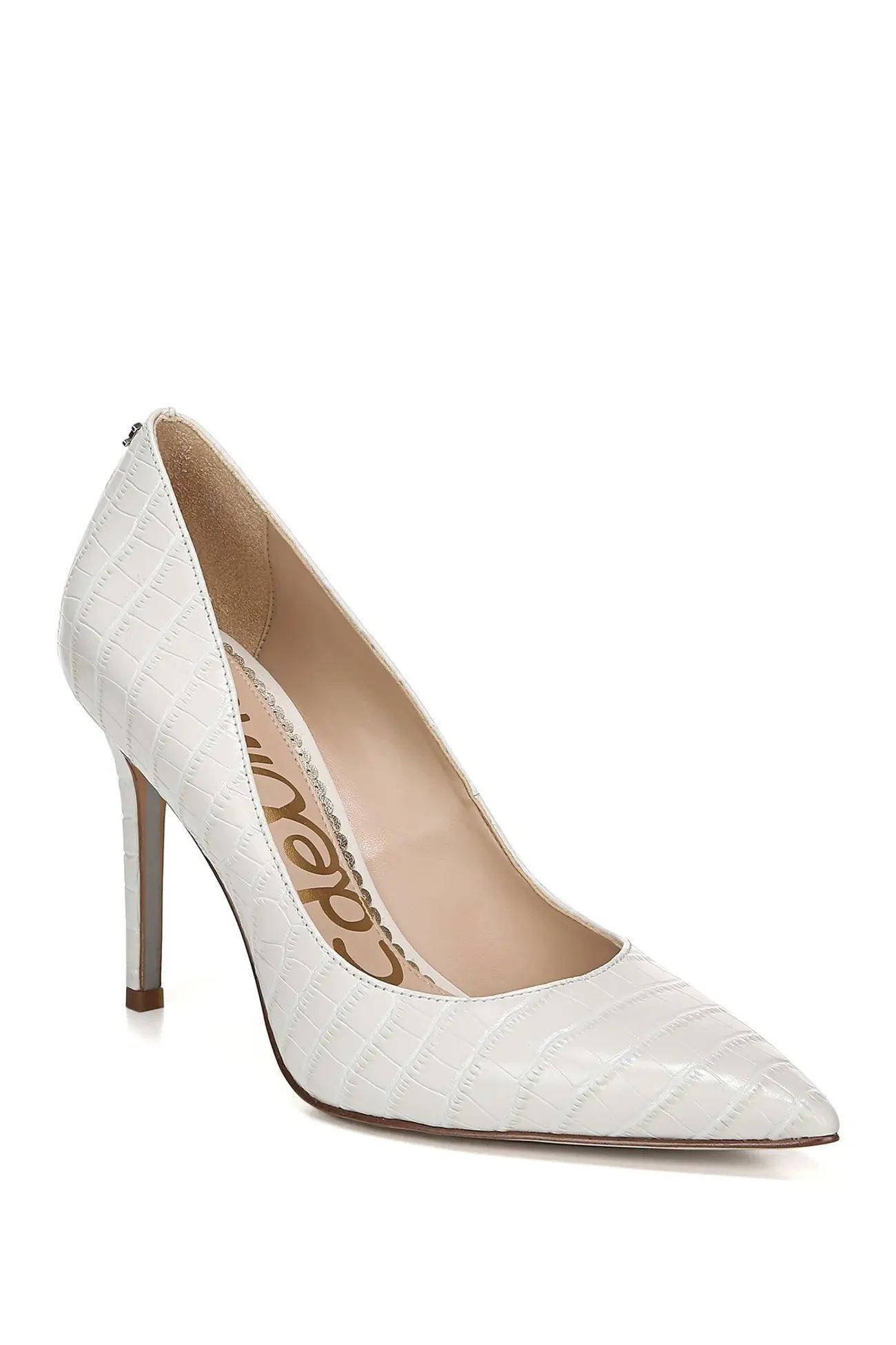 Sam Edelman | Hazel Croc Embossed Leather Pump | Nordstrom Rack | Nordstrom Rack