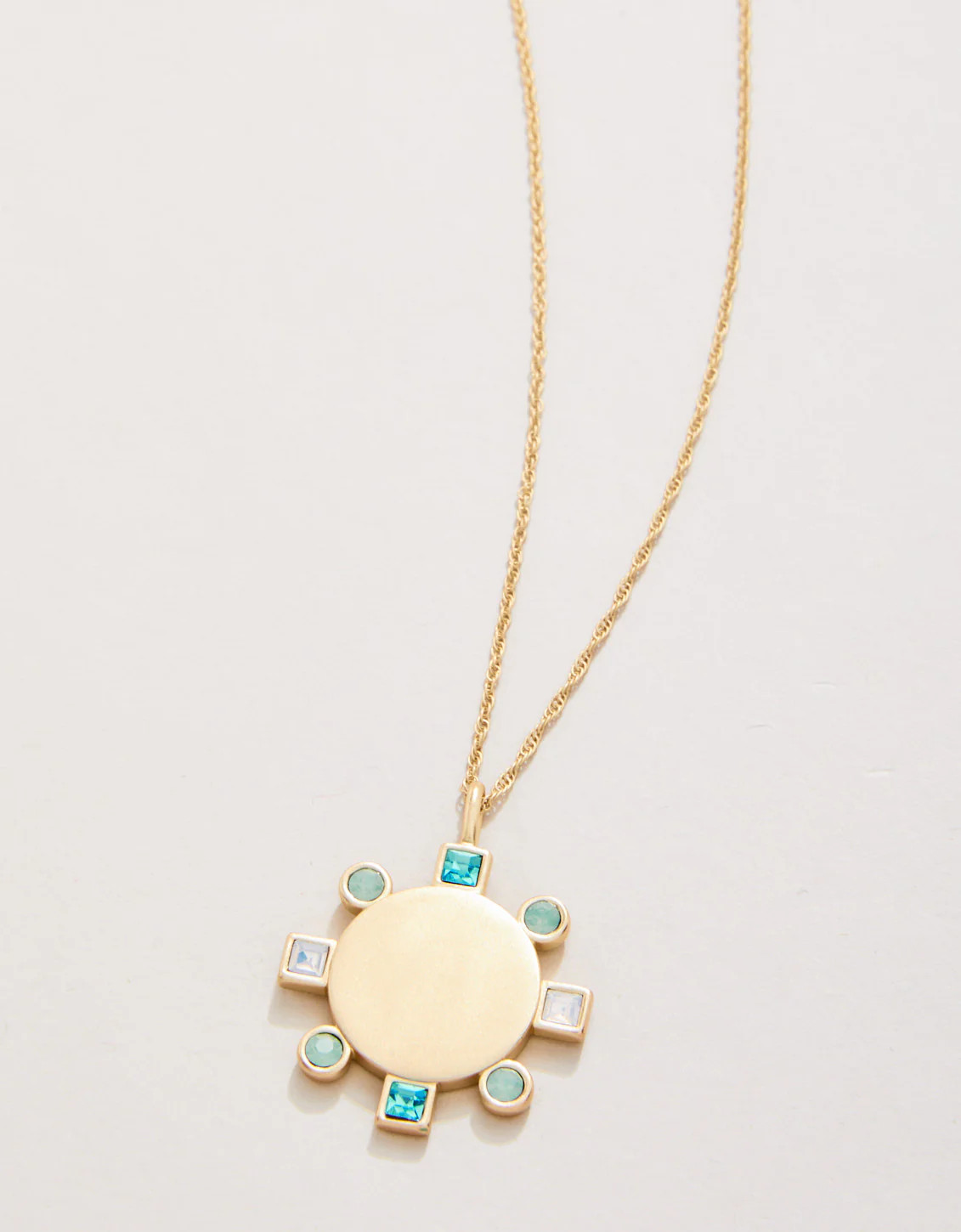 Mystic Moss Necklace 18" Sea Foam | Spartina 449