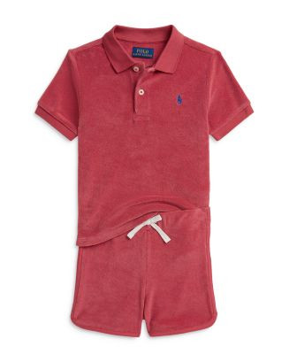Ralph Lauren Boys' Terry Polo Shirt & Shorts Set - Little Kid | Bloomingdale's Kids | Bloomingdale's (US)
