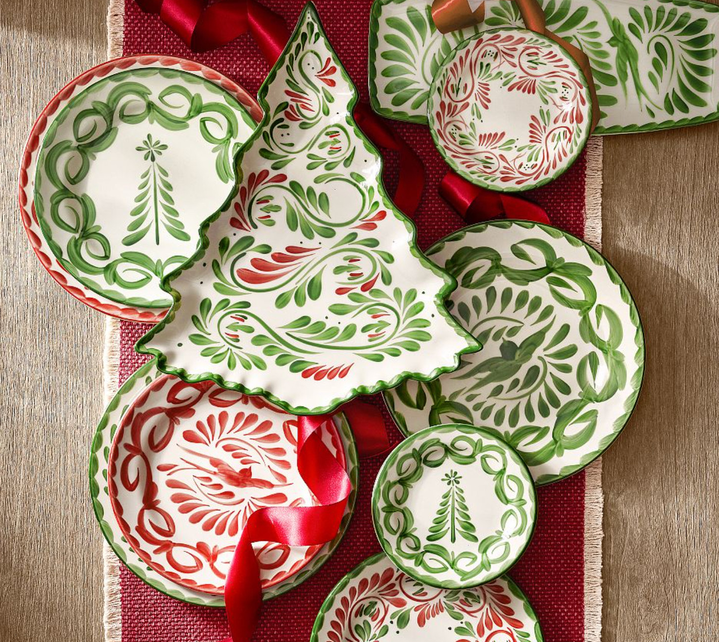 Made of porcelain with a hand glazed and hand painted finish.
Collection includes: Dinnerware Set, Dinner Plates, Salad Plates, Cereal Bowls, Soup Bowls, Mugs, Appetizer Plates, Charger Plates, Cantarito Jars, and Condiment Bowls.
Set of 12: 4 dinner plates, 4 salad plates and 4 cereal bowls.
Set of 16: 4 dinner plates, 4 salad plates, 4 cereal bowls and 4 mugs.
Made in Mexico.

Christmas hosting serveware.  

 #LTKHoliday #LTKSeasonal #LTKHome