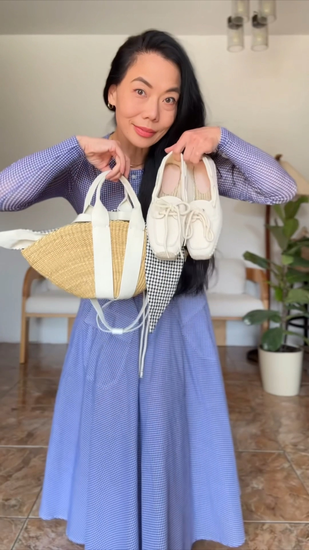 Gingham set and canvas boats shoes. So comfortable and chic.

#LTKgrwm #LTKOver40