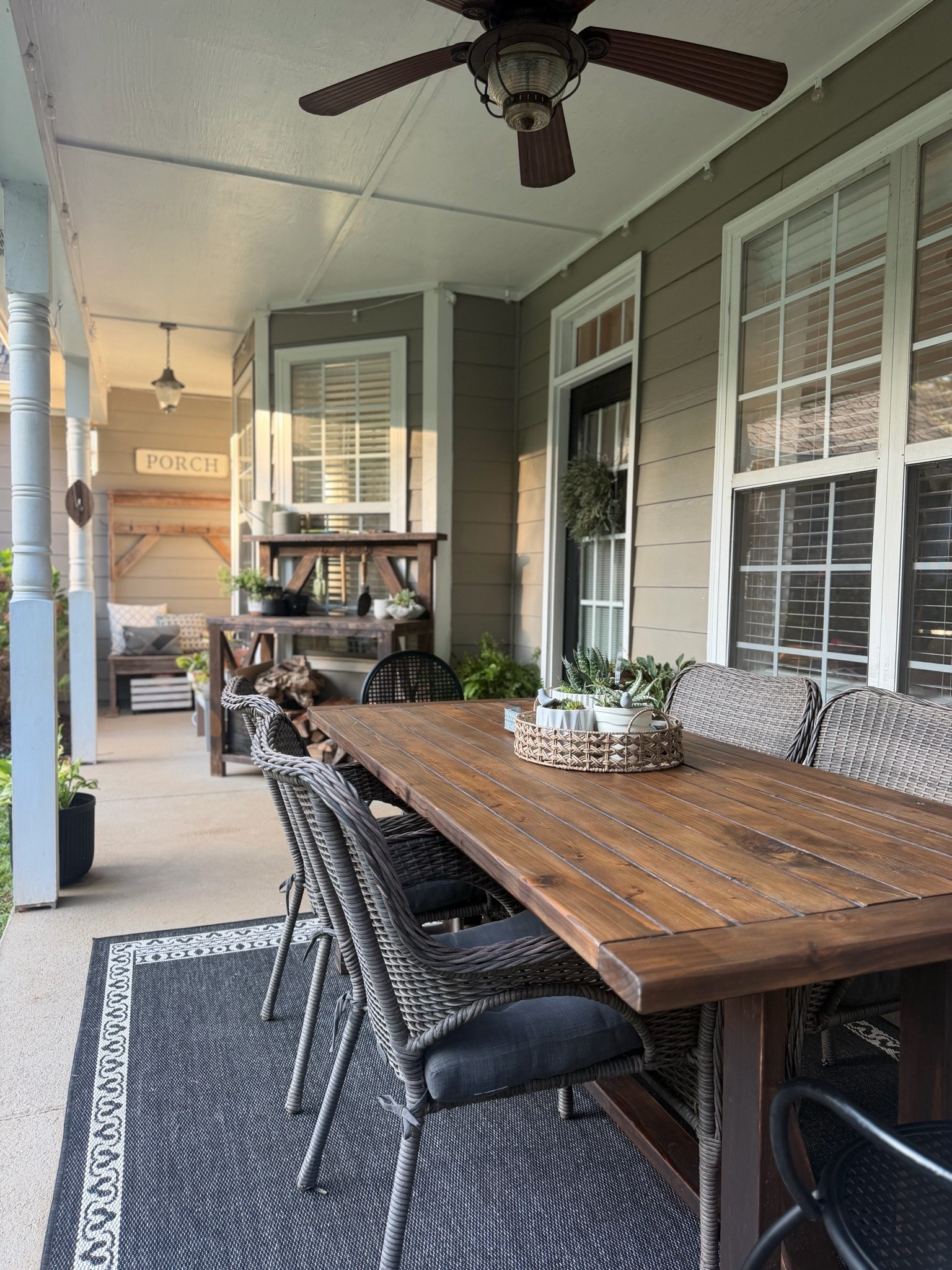 We spend so much time on our back porch.  Worth investing in some furniture and accessories to create family memories outside.

#LTKSeasonal #LTKSaleAlert #LTKHome