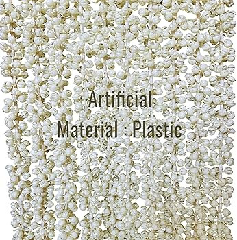 LOVENSPIRE 4 Strings Jasmine Garland, Diwali Decoration, Diwali Decor, Diwali Backdrop, Mogra Str... | Amazon (US)