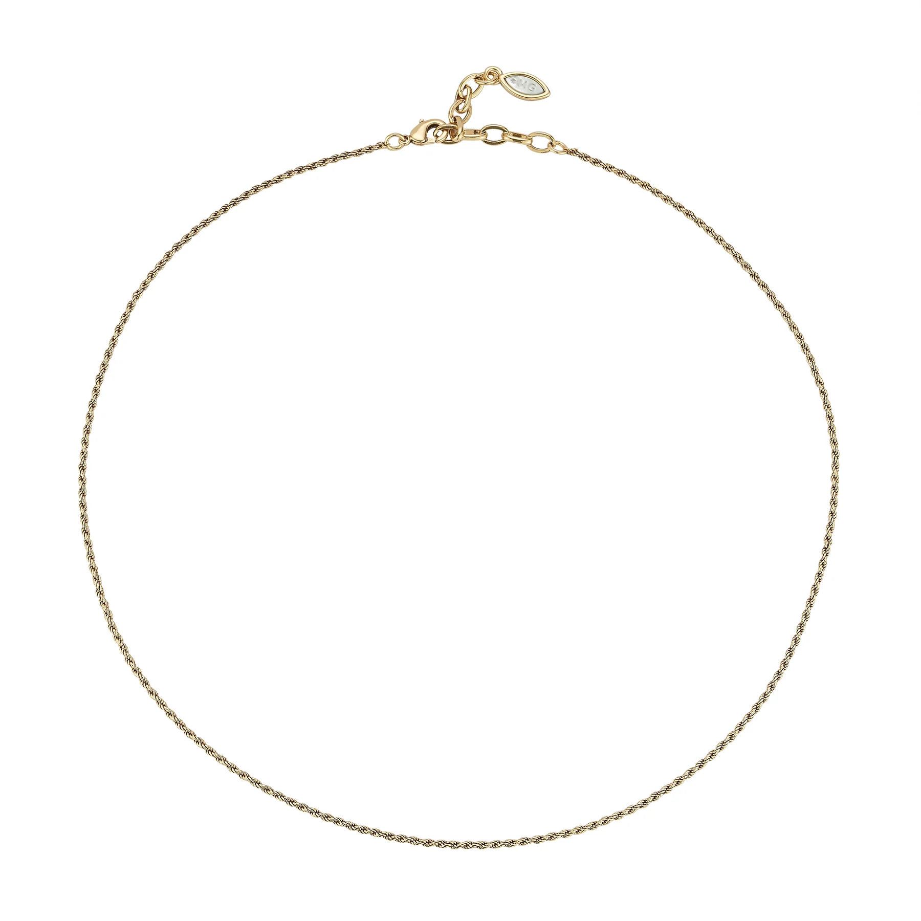 Rope Chain Necklace Antique Gold | Mignonne Gavigan