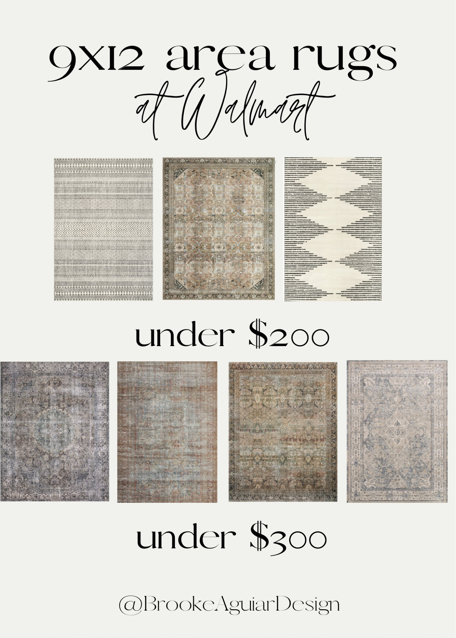 Need a large rug but don’t like the high price tag? Check out these options at Walmart for as low as $129!

#LTKhome #LTKunder100 #LTKsalealert